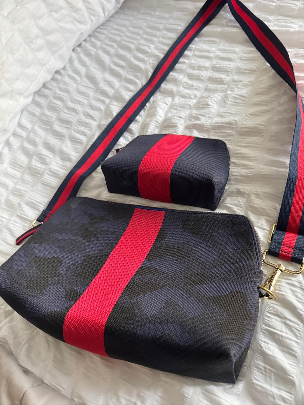 Rothy’s Midnight Camo Essential Pouches 🦄 | Rare Retired Print
